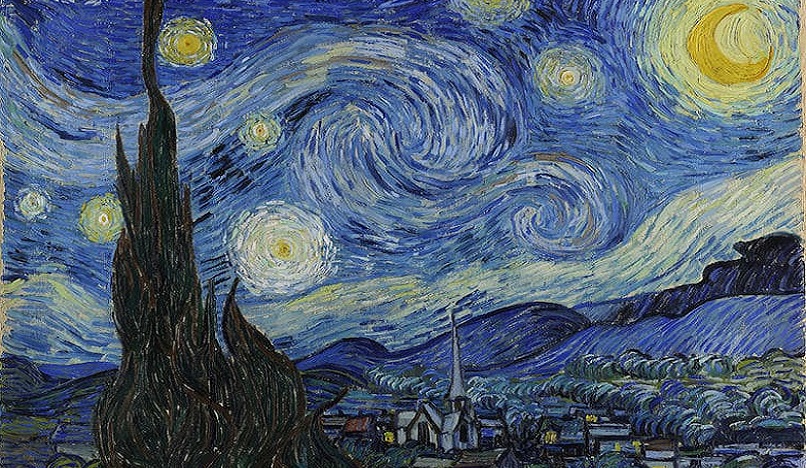 Aprende a pintar La Noche Estrellada
